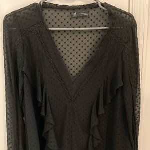 Zara long sleeve blouse